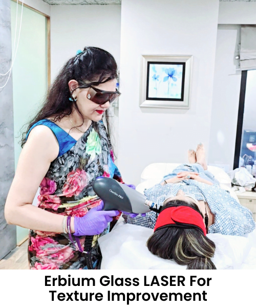 Erbium Glass LASER For Texture Improvement